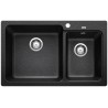 BLANCO NAYA 8 Silgranit antracyt lewa