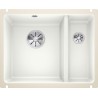 BLANCO SUBLINE 350/150-U Ceramika PuraPlus biały połysk lewa, InFino