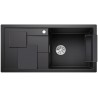 BLANCO SITY XL 6 S Silgranit antracyt prawa, InFino, z akcesoriami lava grey