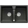 BLANCO LEXA 8 Silgranit antracyt odwracalny, korek auto., InFino