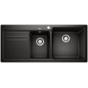 BLANCO NAYA 8 S Silgranit czarny prawa
