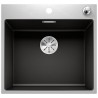 BLANCO SUBLINE 500-IF/A SteelFrame Silgranit czarny, korek auto., InFino