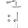 Zestaw prysznicowy podtynkowy z głowicą prysznicową