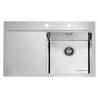 ALVEUS PURE 40 zlewozmywak stalowy prawy