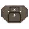 ALVEUS SENSUAL 60 zlewozmywak granitowy chocolate