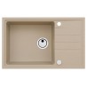 ALVEUS Zlewozmywak granitowy INTERMEZZO 130 beżowy